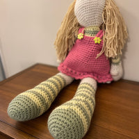 Handmade Crochet Large Doll