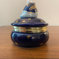 Vintage Takahashi Japanese Porcelain Trinket Box Cat
