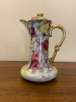Vintage Hand-painted Porcelain Chocolate Coffee Pot Set
