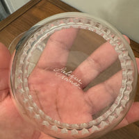 Rene Lalique Crystal Bowl Set of 2 France READ