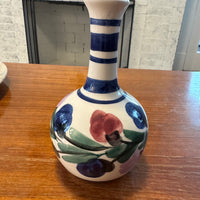 Olive Branch Mediterranean Pattern Small Platter-Cups-Bottle Handmade Pottery Set