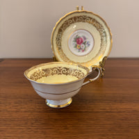 Vintage Double Warranty Paragon Bone China Teacup and Saucer