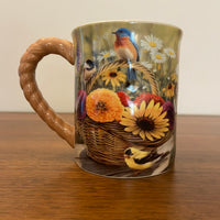 Summer Bouquet Rosemary Millette 3D Relief Coffee Mug Cup