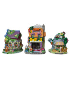 Vintage Lighted Easter Bunnies Village Set of 7
