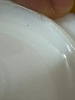 Vintage Mini Westmoreland Milk Glass Butter Dish with Lid – Diamond Pattern – Farmhouse Kitchen
