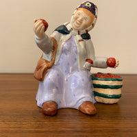 ENESCO Ye Olde Peddlers Apple Annie Porcelain Figurine