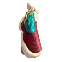 Ceramic Vintage Hand-painted Santa Claus