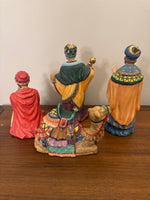 Vintage Porcelain Nativity Set of 12 Pieces
