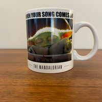 Star Wars The Mandalorian Baby Yoda Mug When Your Song Comes On 20 Oz