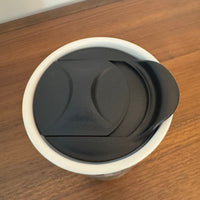 Starbucks Porcelain Tumbler Pixel Design 12oz with Lid Rare