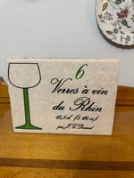Luminarc French Vin du Rhin Tall Stem-glasses 5.25 oz by JG Durand Set of 6
