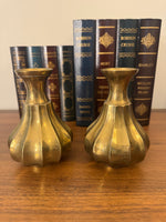 Vintage Seiden International Brass Small Vase Set of 2
