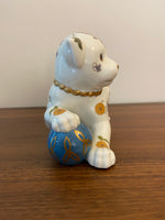 Vintage Franklin Mint Imperial Puppy of Sumatra 1987 Hand Painted Porcelain Figurine
