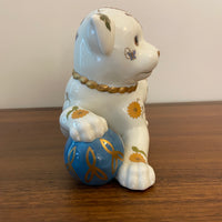 Vintage Franklin Mint Imperial Puppy of Sumatra 1987 Hand Painted Porcelain Figurine