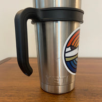 Pre-owned YETI Stainless Steel Large Mug With An Interest Sticker