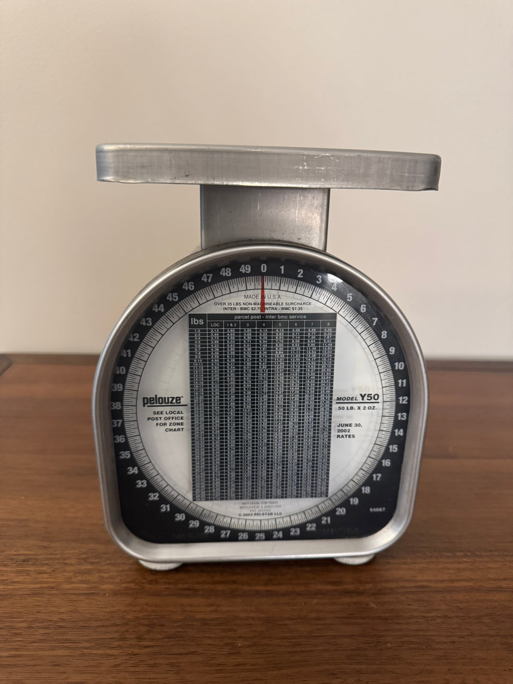 Vintage Pelouze Post Office Scale