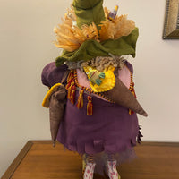 Dept 56 Krinkles by Patience Brewster Witch with Baby Dragons and Stick