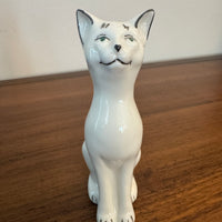 Belleek Co Fermanagh Ireland Porcelain Siamese Cat Figurine