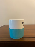 Kate Spade New York Lenox “One Smart Cookie” Ceramic Mug – White & Turquoise
