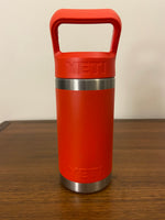 YETI Red-Silver Stainless Steel Tumbler

