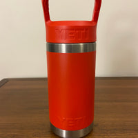 YETI Red-Silver Stainless Steel Tumbler