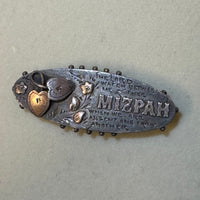 Mizpah Sterling Silver Brooch-Pin JG