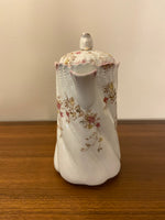Antique B&M China Coffee Chocolate Pot Floral 1295
