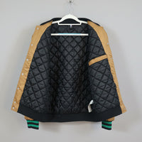 NBA Boston Celtics Gold Smoker's Men's Jacket Coat Size L

