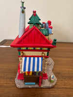 Lemax Santa's Wonderland Porcelain Village Ribbon & Gift-Wrap Factory
