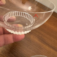 Rene Lalique Crystal Bowl Set of 2 France READ