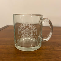 Starbucks Coffee Clear Glass Mug Cup