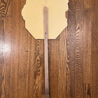 Vintage Black Cat Pumpkin Halloween Sign Yard Art Impact Plastics