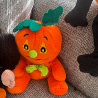Vintage Halloween Plush Toys Set READ