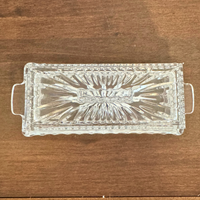 Princess House Royal Vintage Crystal Butter Dish
