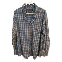 Johnston & Murphy Long Sleeve Plaid XL Shirt
