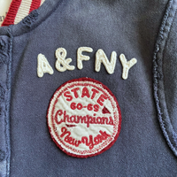 Vintage Distressed Style Abercrombie & Fitch New York Jacket
