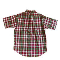 India Madras Casual Cotton Short Sleeve Plaid L Shirt Doherty Worcester
