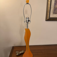 Vintage MCM Lucite Table Lamp Art Deco Style Tendency RARE