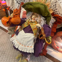 Dept 56 Krinkles by Patience Brewster Witch with Baby Dragons and Stick