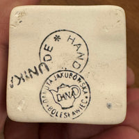 Vintage Handmade Polish Pottery Jankowski Unikat Boleslawiec Tiny Planter