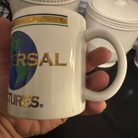 Vintage Universal Pictures Coffee Mug Gold Gilded Detail Collectible