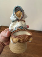 Vintage Metlox Figurine Stoneware Ceramic Sculpture
