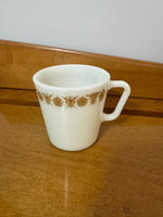 Vintage Pyrex 1410 Corning Corelle Butterfly Gold Coffee Mug Cup 300ml
