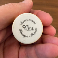 Limoges France Small Porcelain Trinket Box Cat