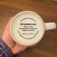 Starbucks Red Bird Christmas Porcelain Coffee Mug