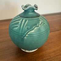 Vintage Handmade Ceramic Pottery Small Vase Signed