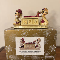 Disney Victorian Mickey and Minnie Countdown Calendar Christmas Decor