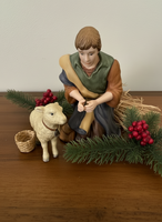 Shepherd and Sheep Nativity Kirkland Figurine Replacement Piece
