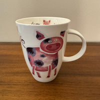 Roy Kirkham Farm-Life Pigs Fine Bone China Mug Rare