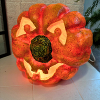 Lighted Pumpkin Jack-O-Lantern Halloween Decoration

